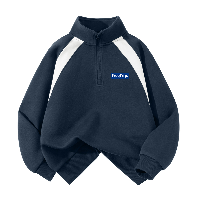 

Детский свитшот с полуоткрытым воротником Moderate WARRIOR, темно-синий/h freedom travel k