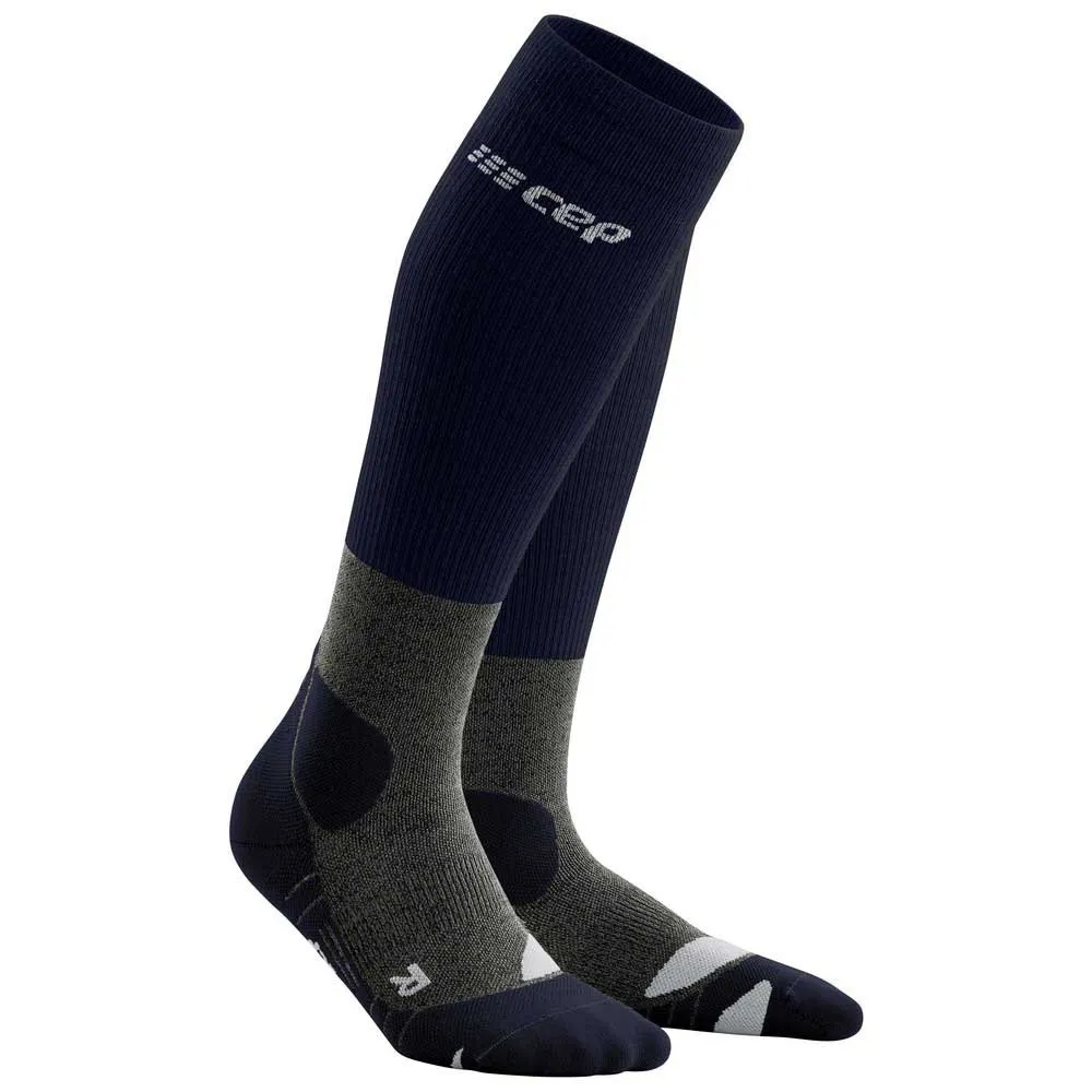 

Носки Cep Hiking Merino long, синий/серый