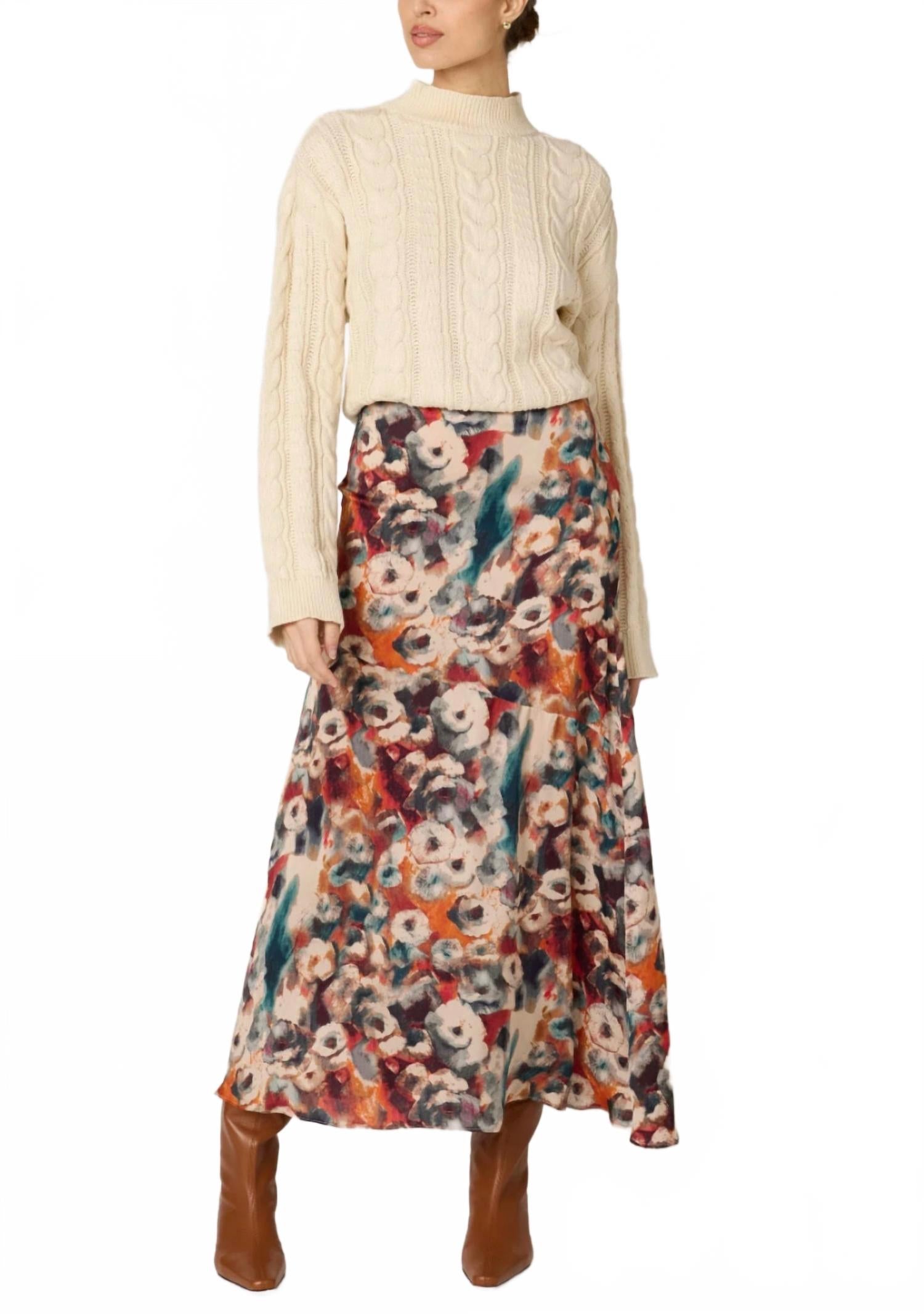 

Юбка до щиколотки Maria с принтом Tamayo Cleobella, tamayo print