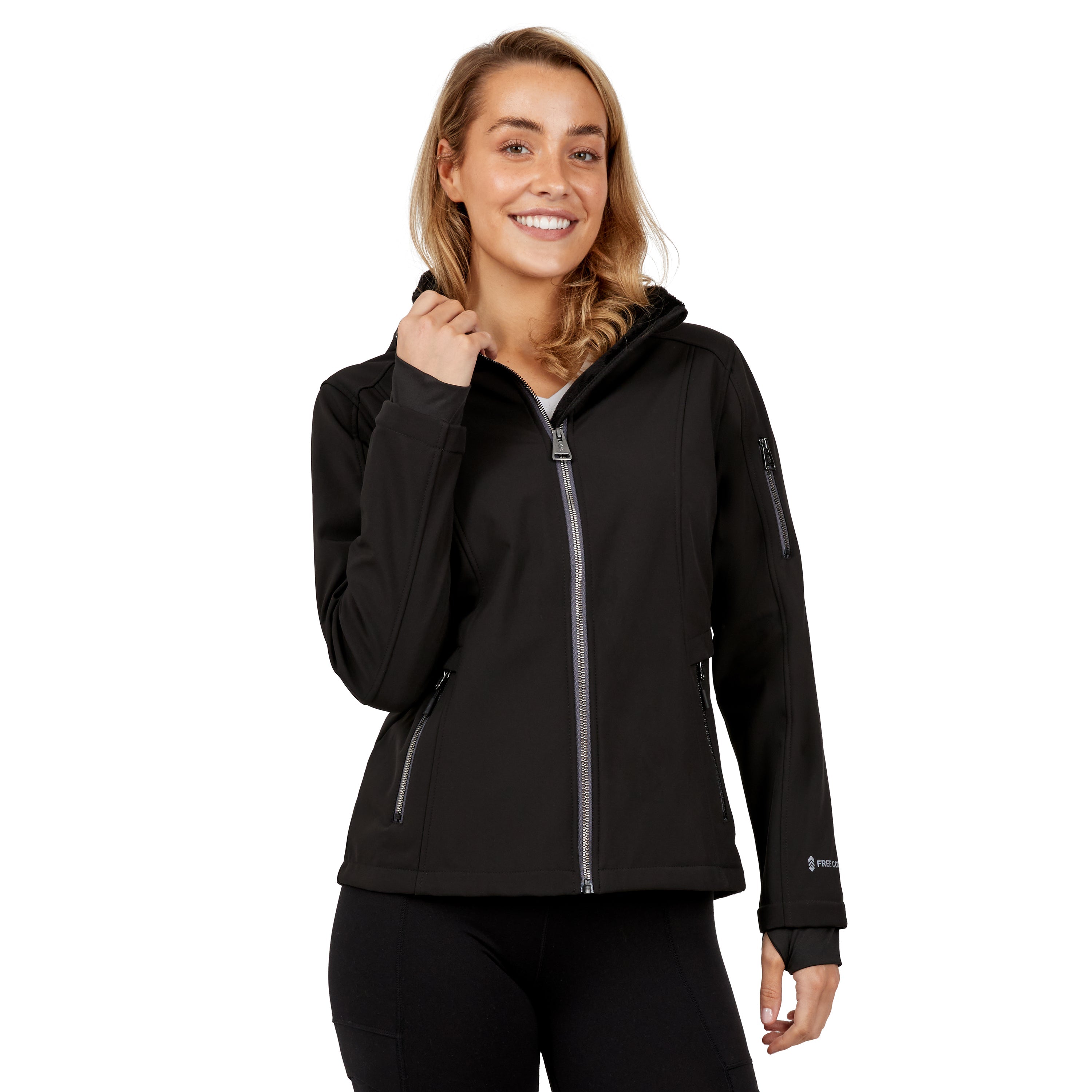 

Куртка Free Country Aeris II Super Softshell для женщин, черный