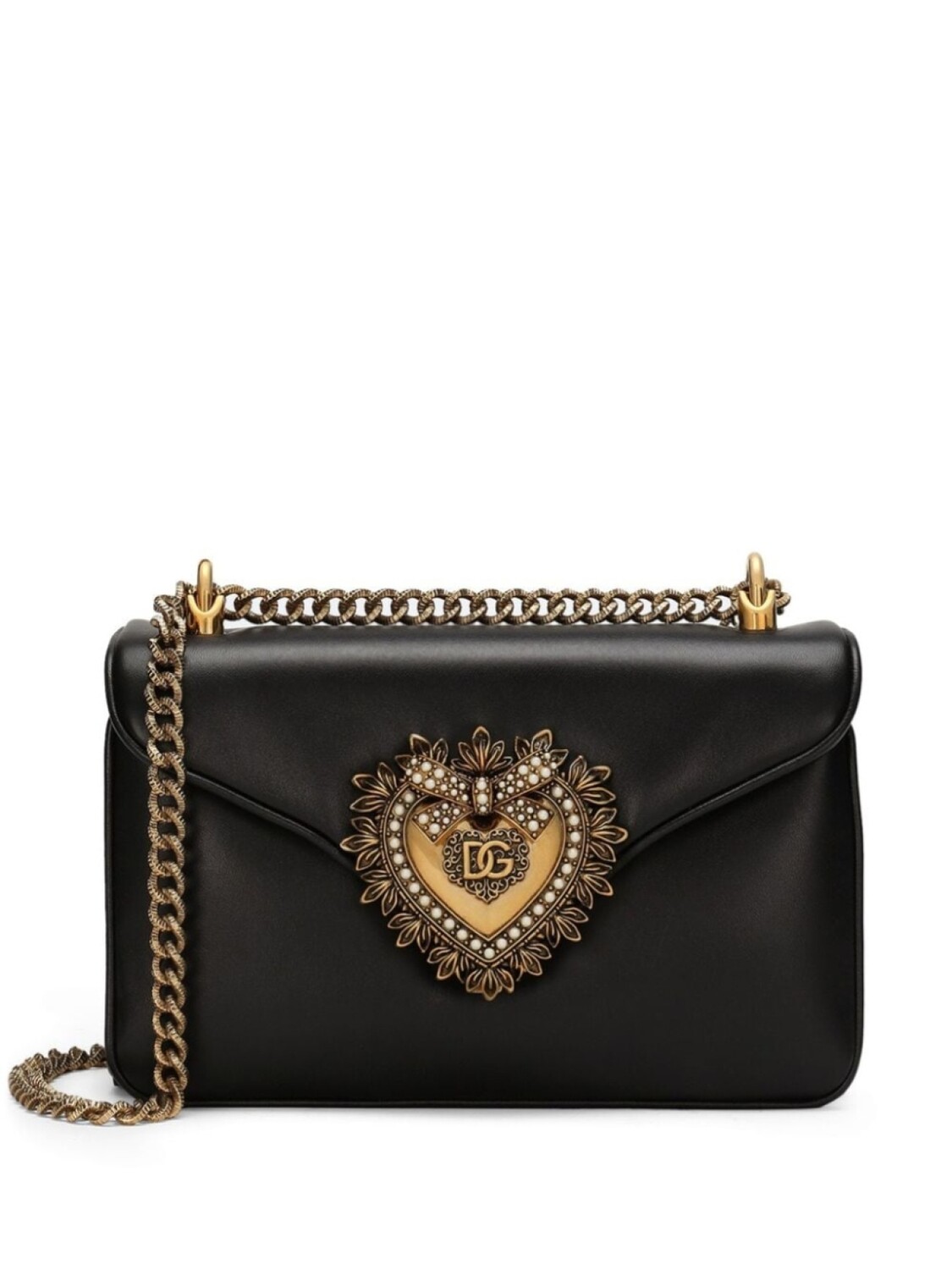 

Dolce & Gabbana сумка через плечо Devotion среднего размера, черный