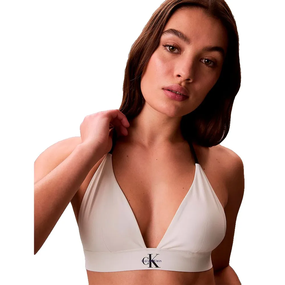 

Верхняя часть бикини Calvin Klein LV00Q61225 в форме треугольника, белый