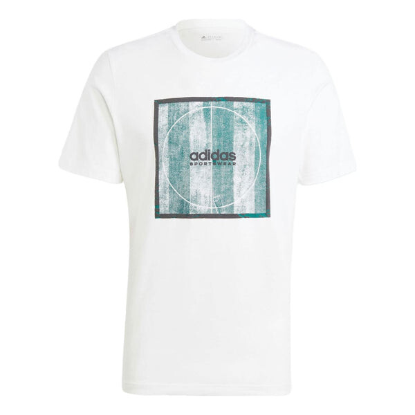 

Футболка adidas Tiro Box Graphic T-Shirt 'White', белый