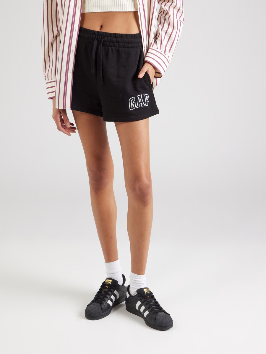 Брюки свободного кроя GAP HERITAGE, Black — фото 2