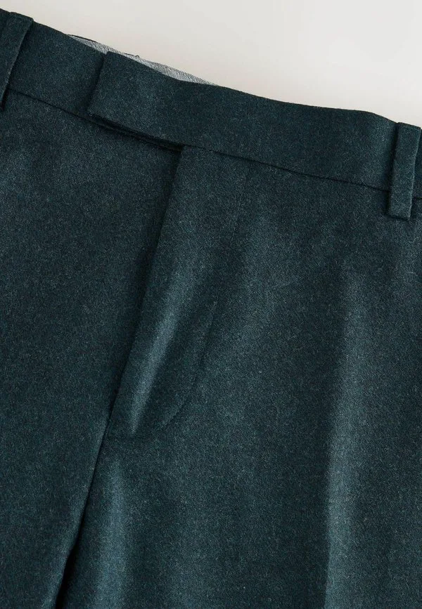 Фирменные фланелевые брюки zignone Next, Teal Blue — фото 4