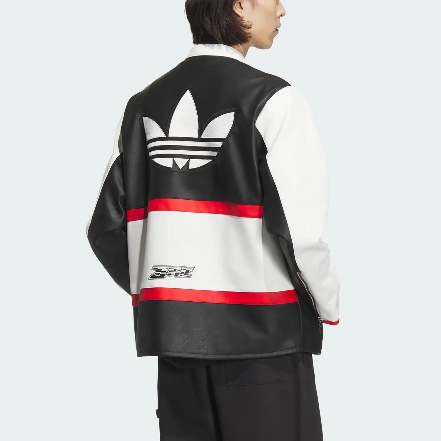 Adidas Originals Куртка мужская бело-черная, White/Black — фото 4