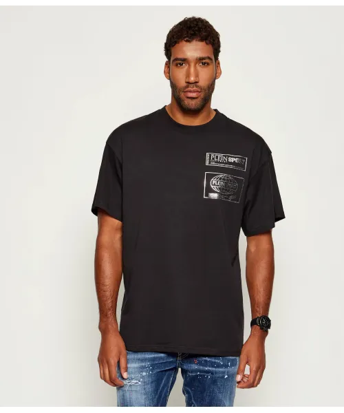 

Гиперспортивная футболка Loose fit Plein Sport, черный