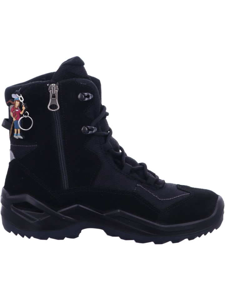 LOWA Зимние ботильоны LINO GTX черно-серого цвета — фото 4