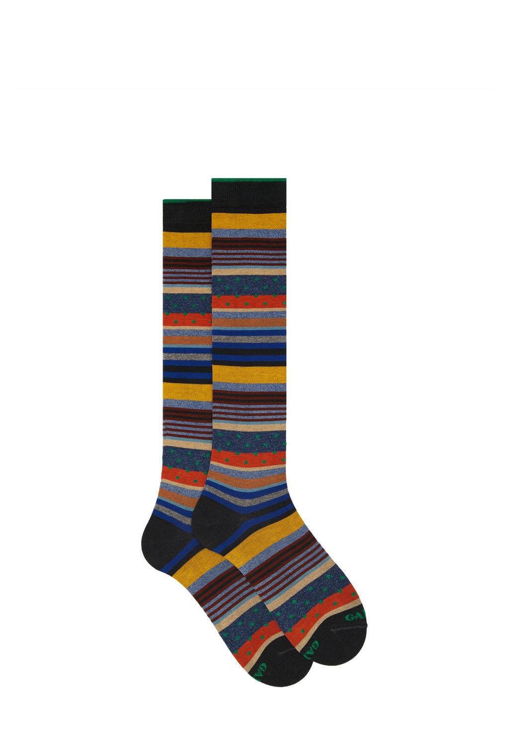 

Носки WITH STRIPE PATTERN AND POLKA DOTS Gallo, серый