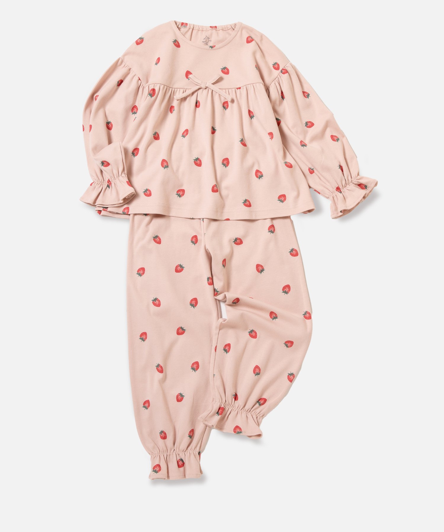 Девичья домашняя одежда с принтом по всей поверхности Ever Closet, Pink Strawberry — фото 4