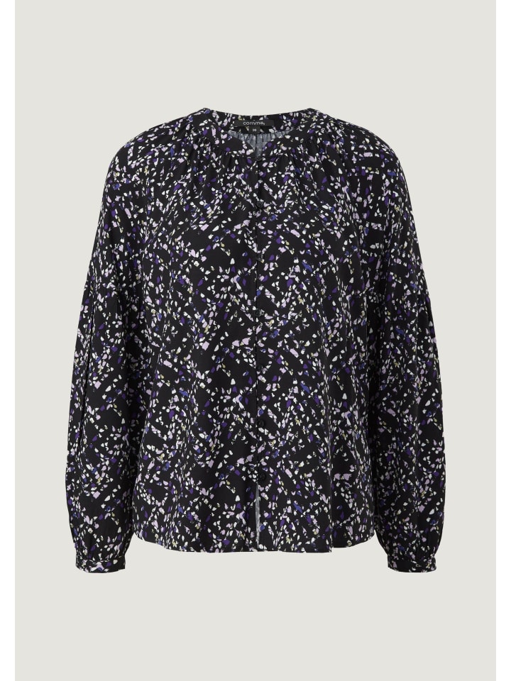 

Comma Блузка 99A2_черного цвета