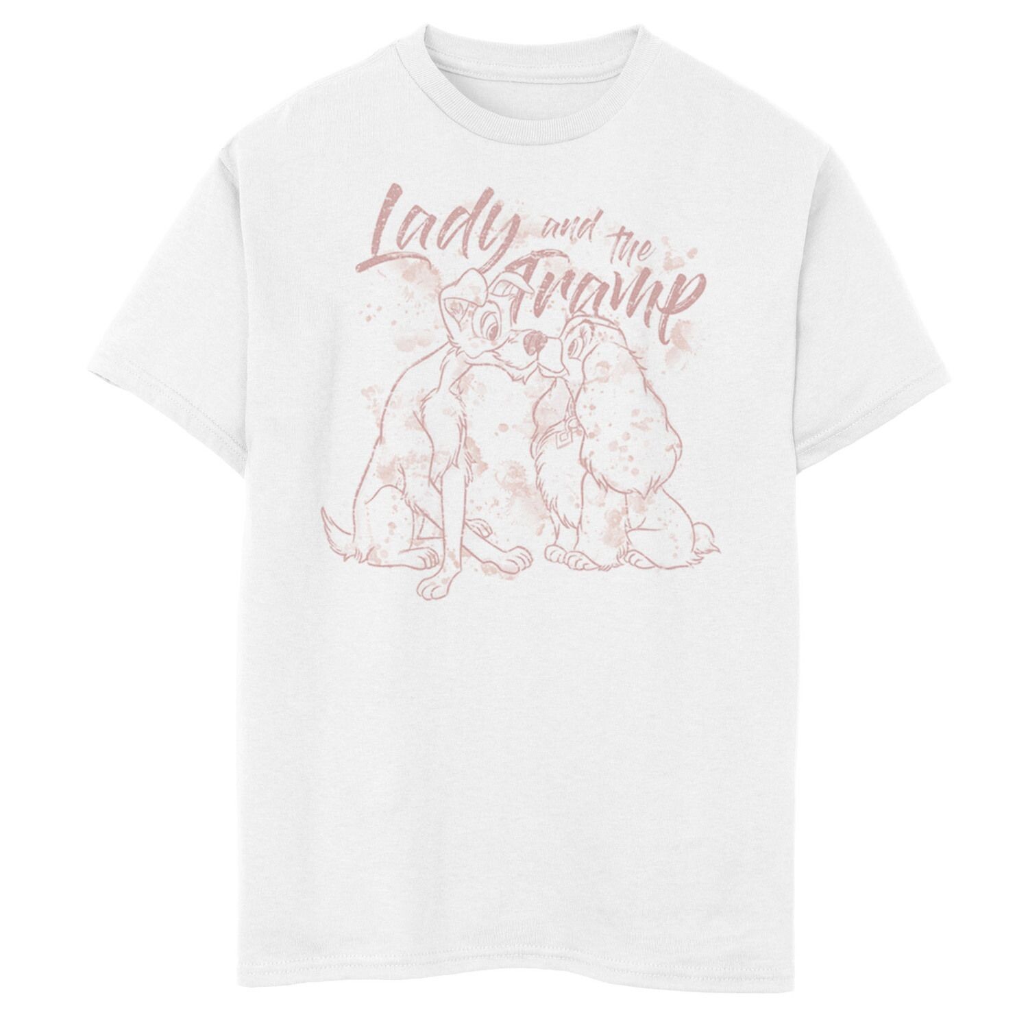 

Футболка с рисунком брызги Disney's Lady and The Tramp Boys 8–20 Disney