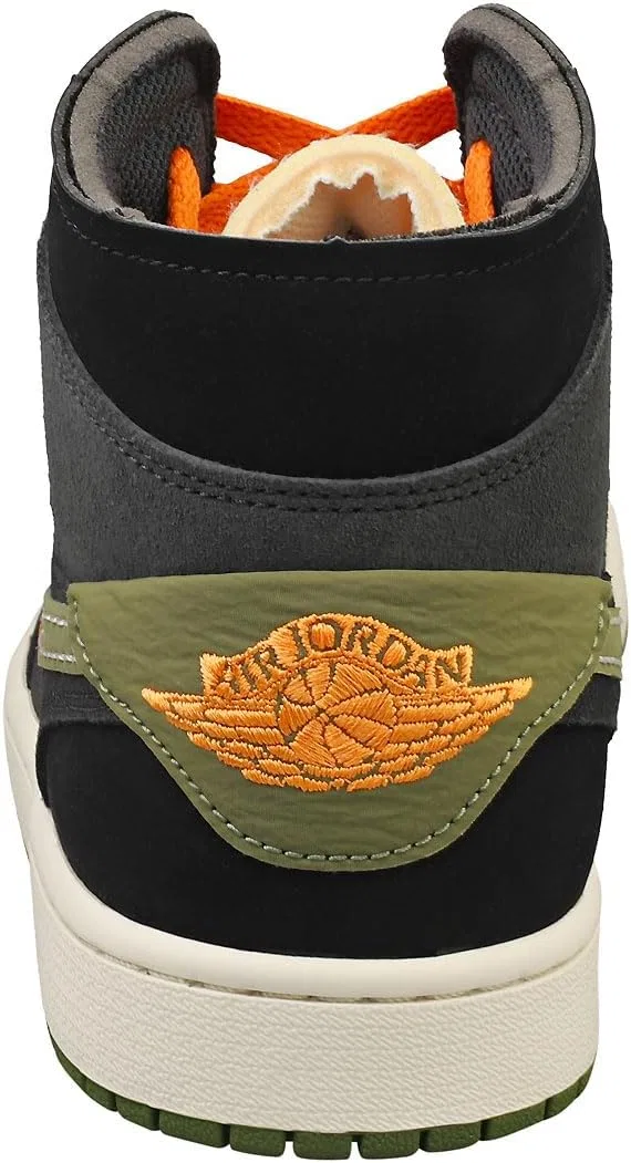 Кроссовки Nike Air Jordan 1 Mid Se, мужские, цвет Grey Green Black — фото 4