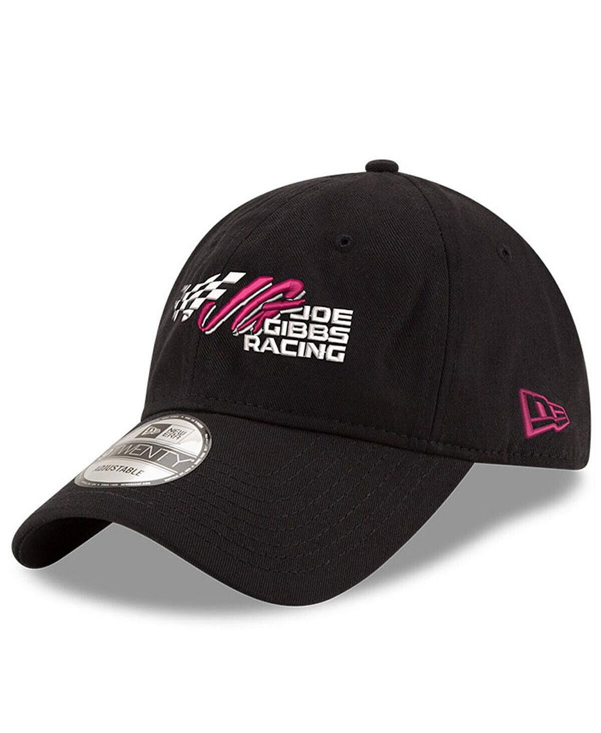 

Мужская черная регулируемая кепка Joe Gibbs Racing Enzyme Washed 9TWENTY New Era