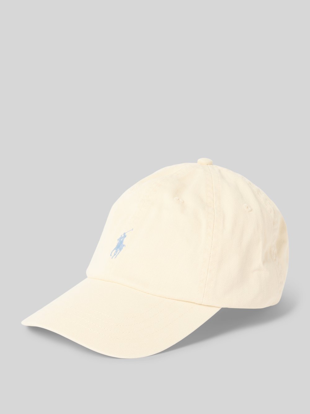 

Бейсболка с вышитым логотипом Polo Ralph Lauren, экрю