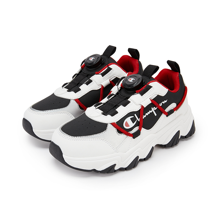 Champion Kids Обувь Lifestyle черно-красная с вращающейся пряжкой для детей — фото 2