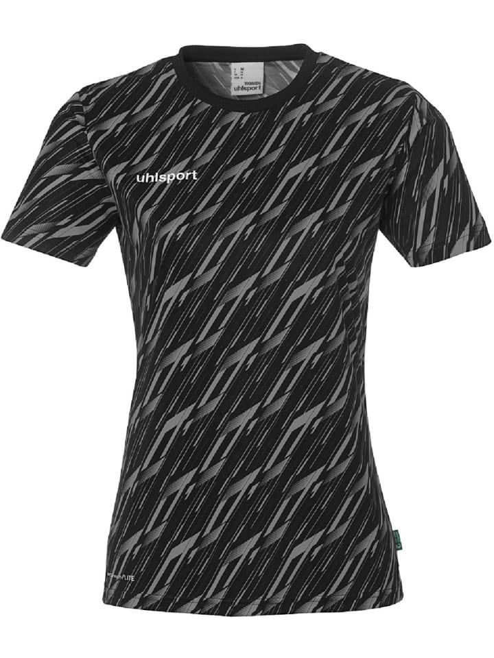 

Женская спортивная рубашка Progressive 28 с коротким рукавом, черного цвета uhlsport