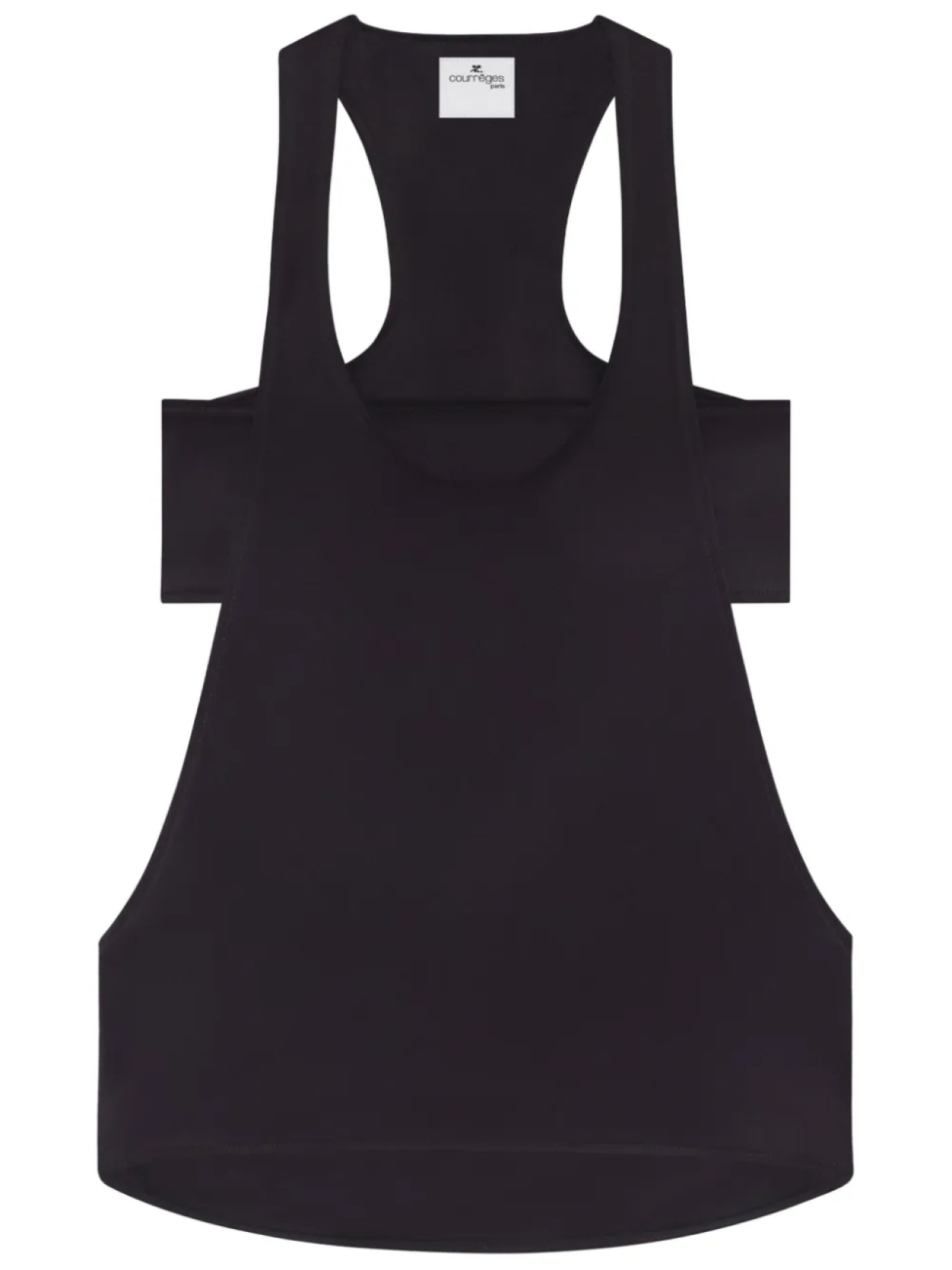 

Топ Infinity без рукавов Courrèges, черный