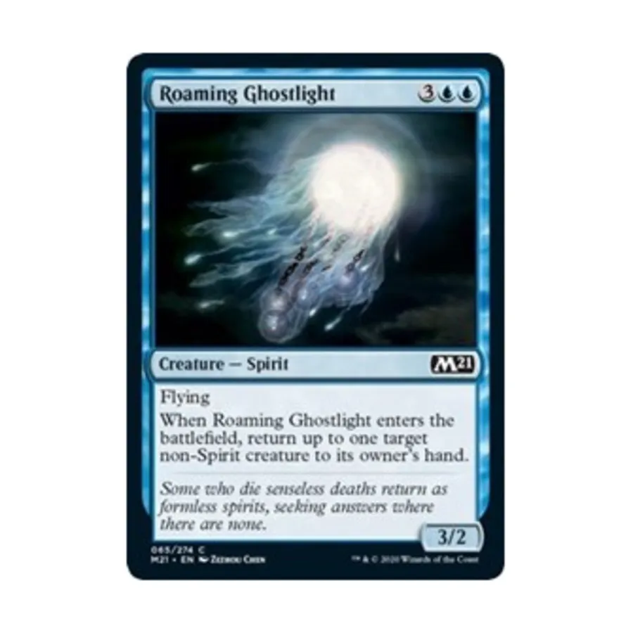 

CCG Бродячий призрачный свет (С), MTG - Core Set 2021