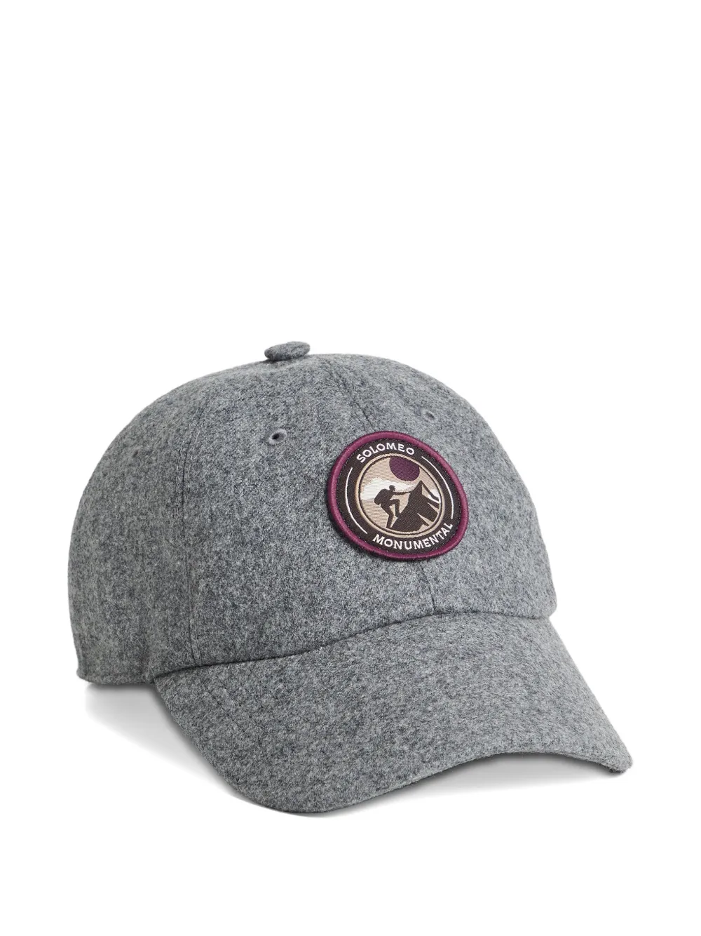 

Кепка с нашивкой-логотипом Brunello Cucinelli Kids, серый