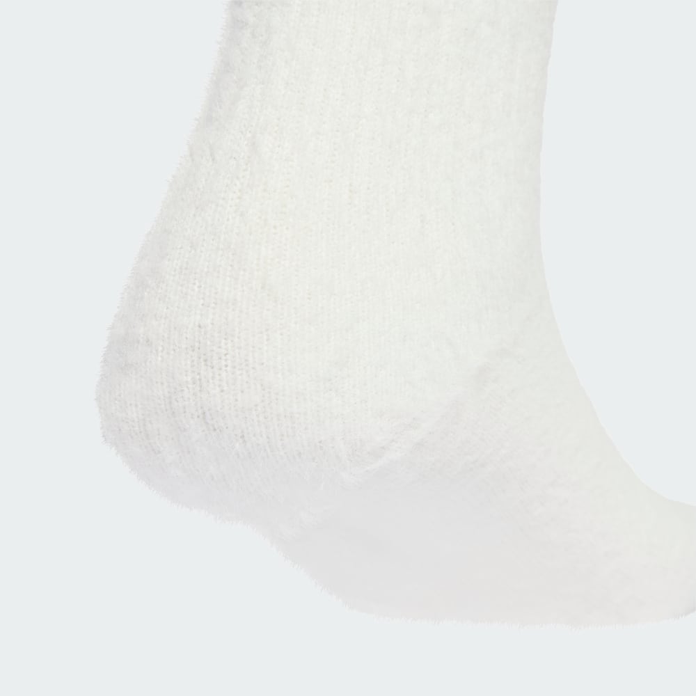 Носки Adidas Fluffy Crew Sock 2 Pairs, цвет Off White/Black — фото 3