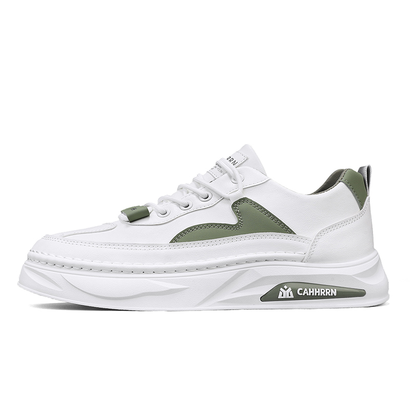 

Bull charm Низкие скейтерские кроссовки мужские бело-зеленые, цвет White Green