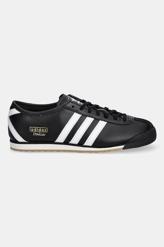 Кожаные кроссовки Italia 70S Adidas Originals, черный — фото 2