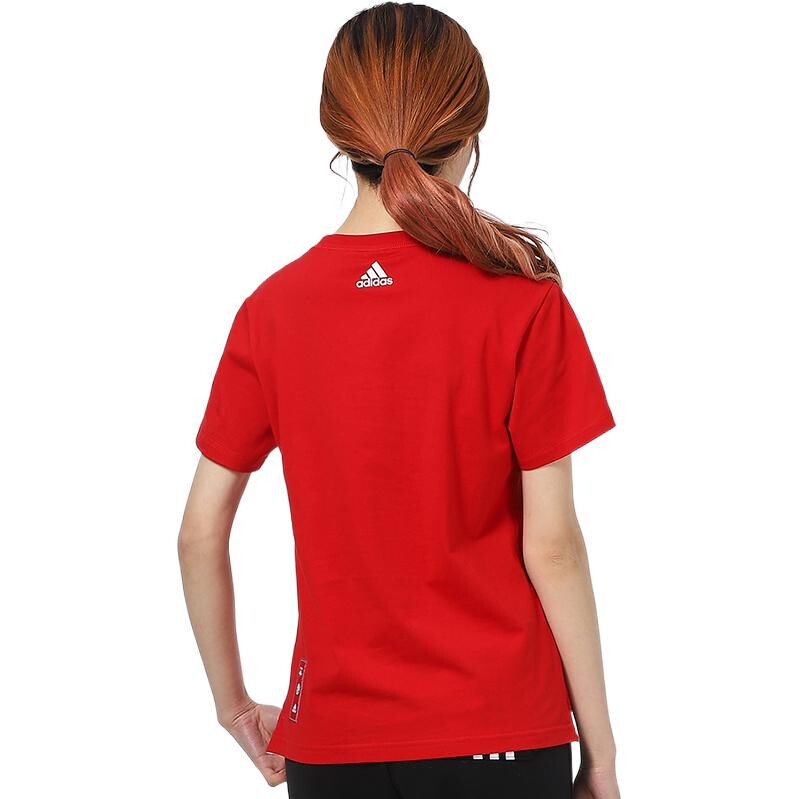Adidas Женская футболка, Скарлет — фото 3