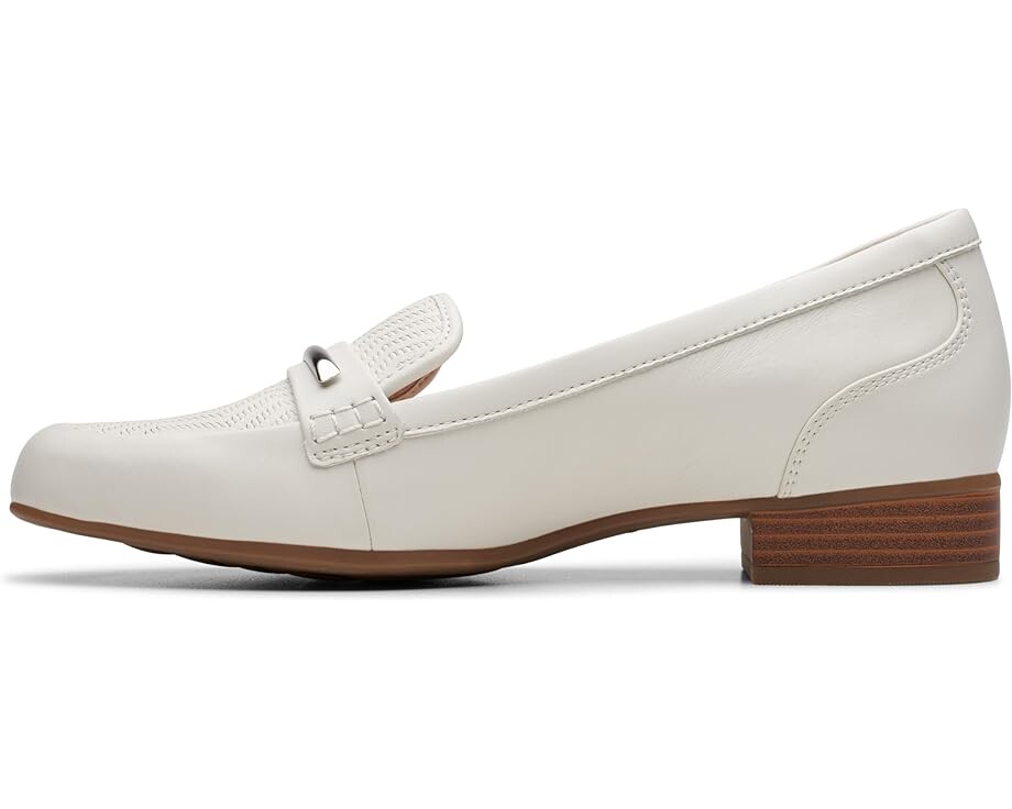 Лоферы Clarks Juliet Aster, цвет Off-White Leather — фото 4