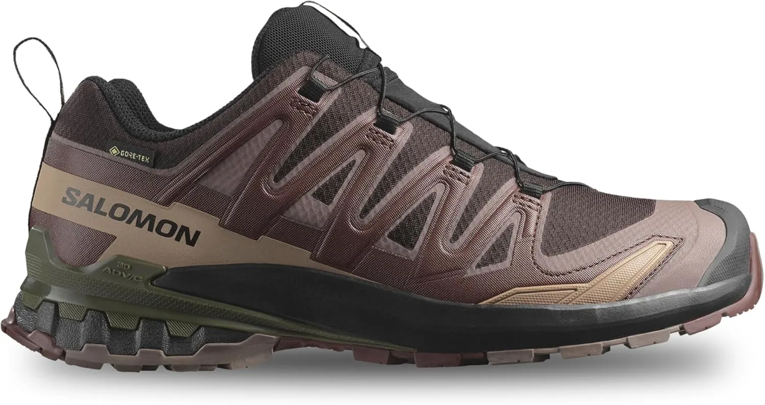 Мужские трейловые кроссовки Salomon XA Pro 3D V8, черный/оливковый — фото 3
