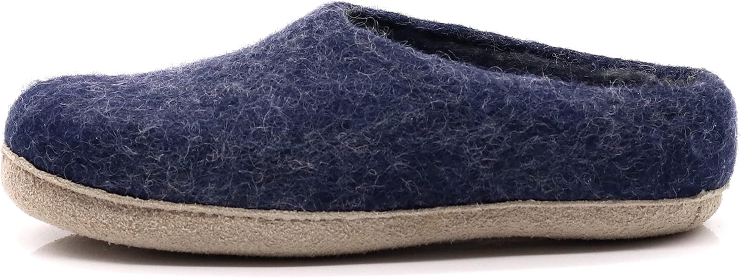 

Мужские шерстяные домашние тапочки 'Newport' Nootkas, Indigo/Tan