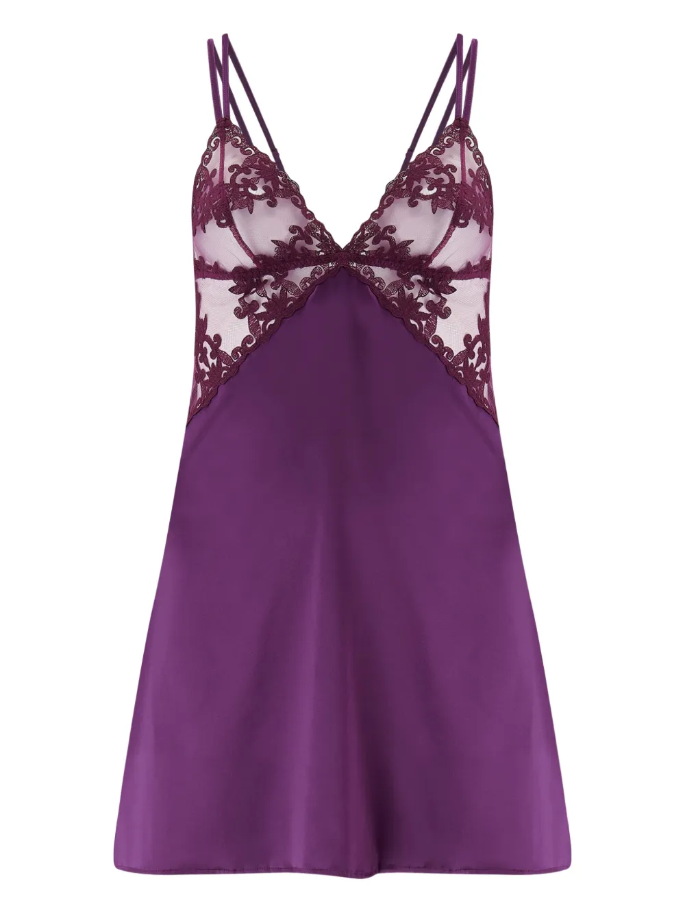 

Ночная сорочка с кружевом Fleur Of England, фиолетовый