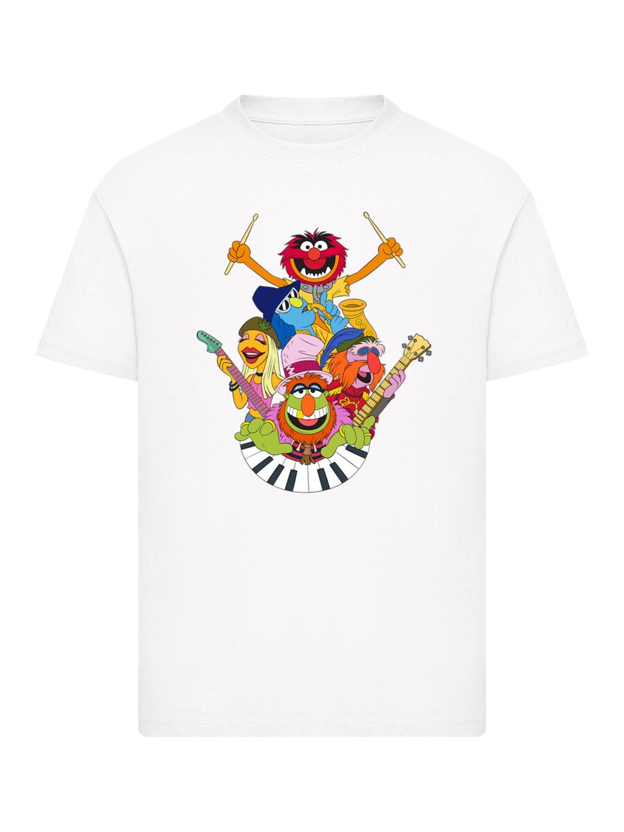 

Рубашка F4NT4STIC Disney Muppets Dr.Teeth And The Electric Mayhem, белый