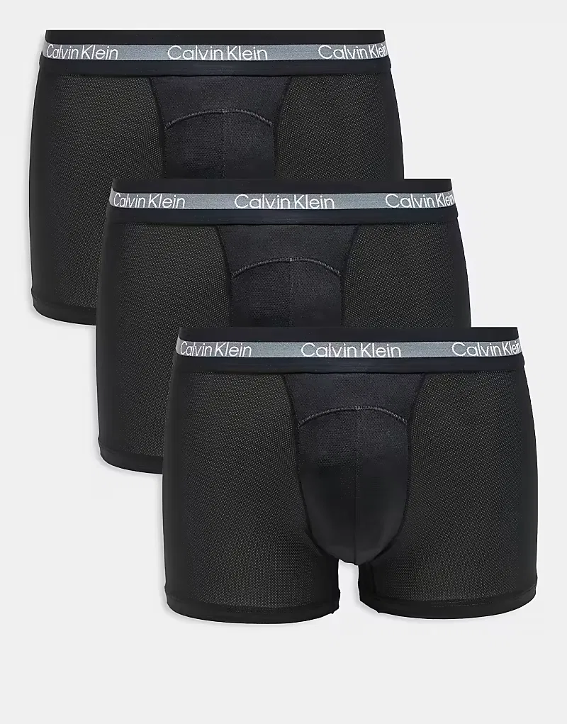 Комплект из 3 плавок Calvin Klein Icon Active, черный