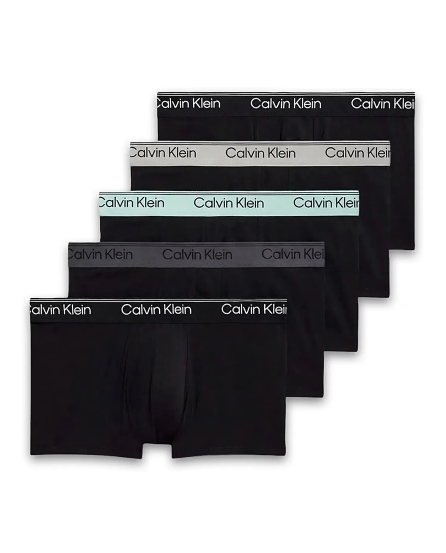 Набор из 5 коротких боксеров Calvin Klein, черный