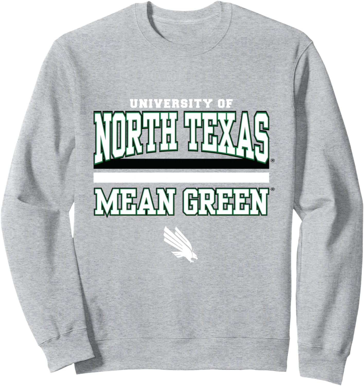 

Толстовка NCAA North Texas Mine Green License Champs, серый