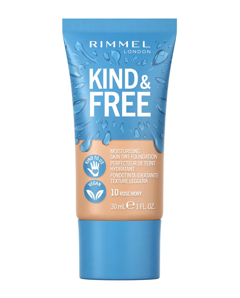 Тональная основа Kind & Free Rimmel, 10 Rose Ivory