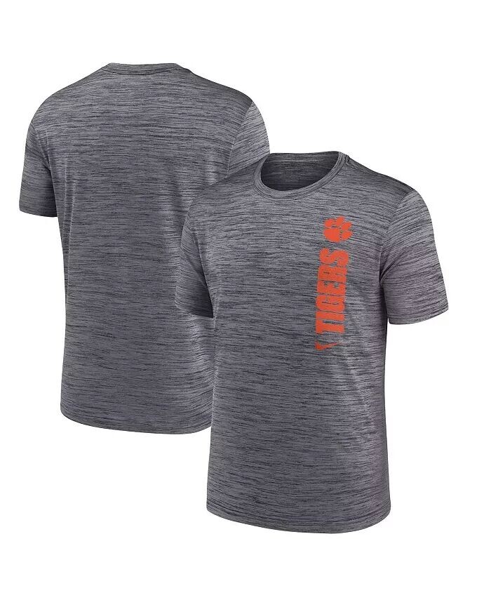 

Мужская серая футболка Clemson Tigers 2024 Sideline Velocity Performance Nike