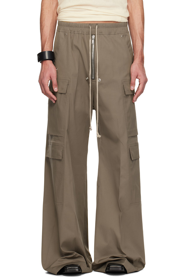 

Грузовые штаны Hollywood Cargobelas Rick Owens, цвет dust