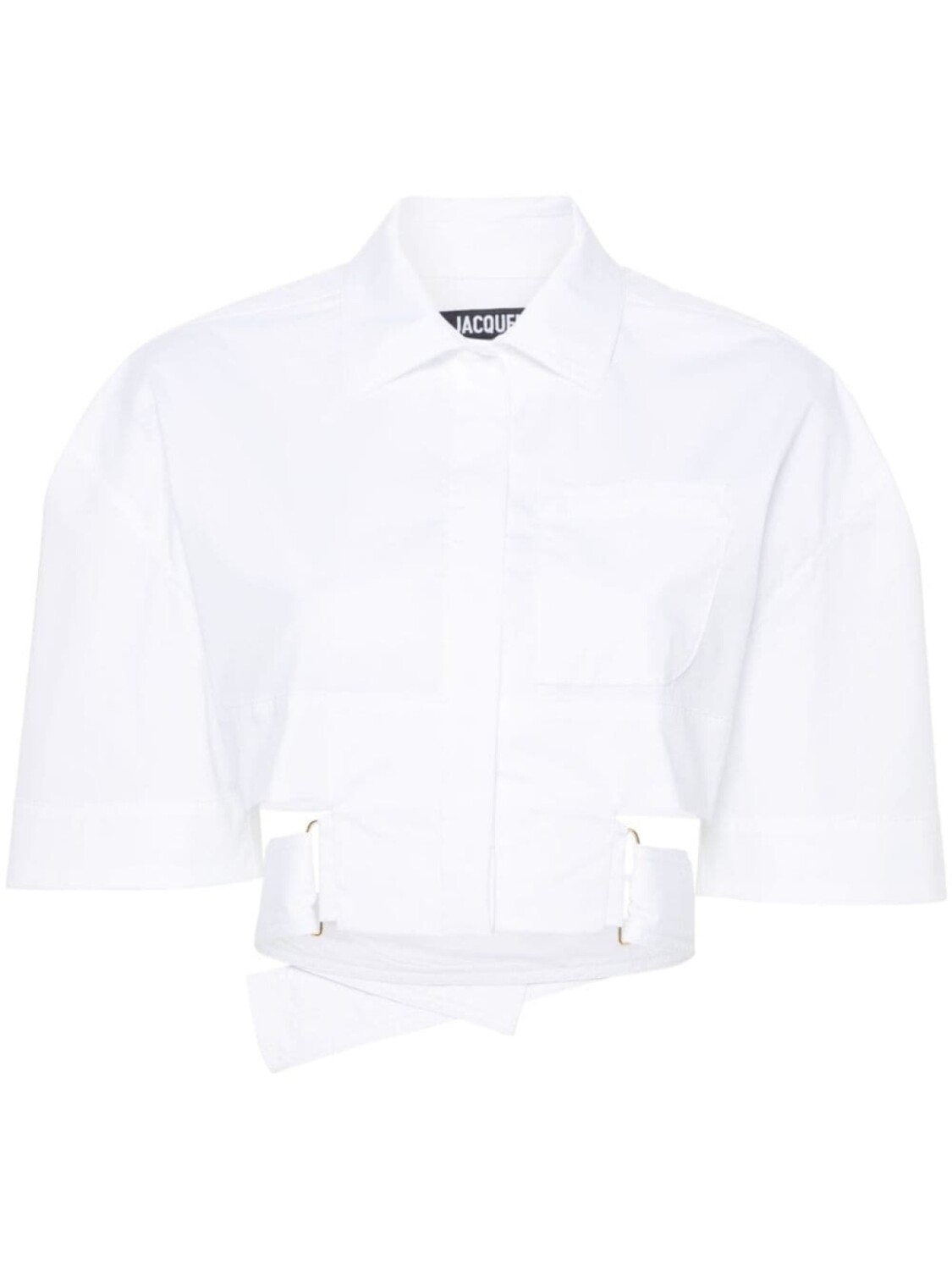 

Jacquemus рубашка La Chemise Courte Bari, белый