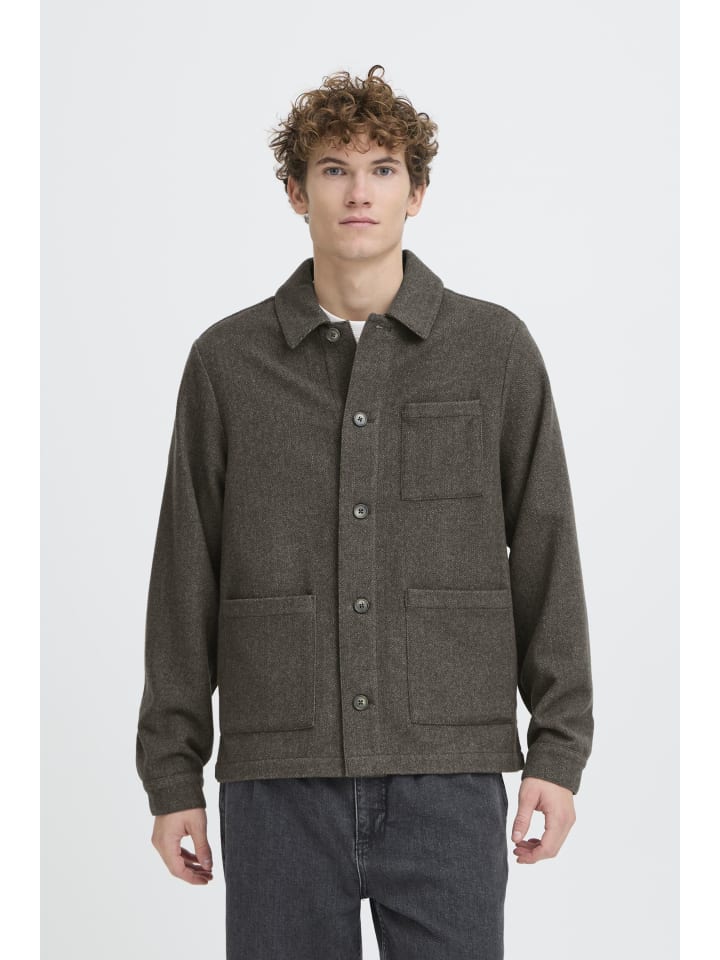 

Шерстяная куртка CFBONDE черного цвета CASUAL FRIDAY