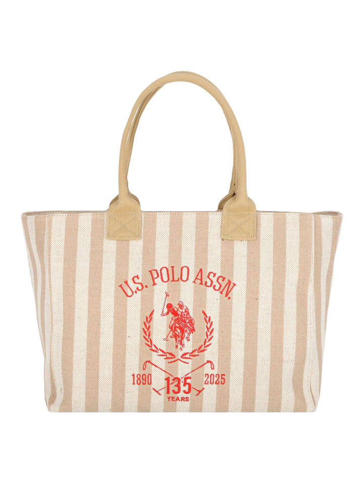 

Сумка шоппер U.S. Polo Assn., цвет natural