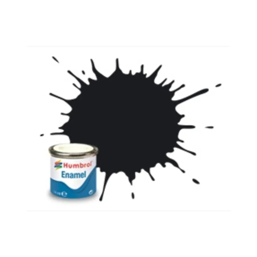 

Черный - №21 (14мл), Humbrol Enamel Paints - Gloss (Hornby Hobbies)
