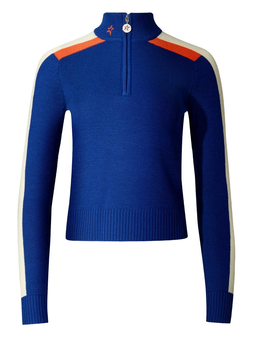 

Свитер с отделкой в полоску Perfect Moment, синий