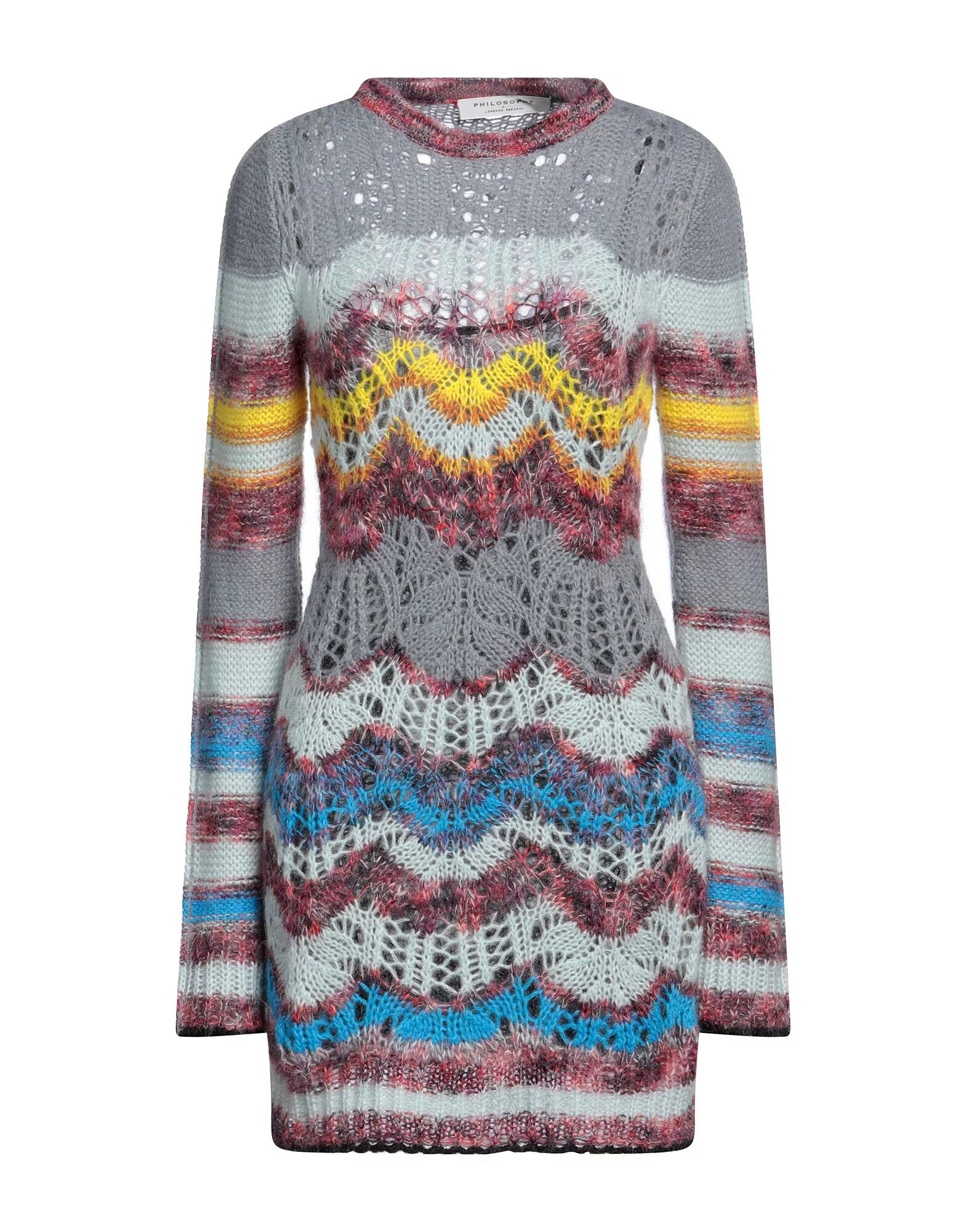 

Мини-платье Philosophy Di Lorenzo Serafini, серый