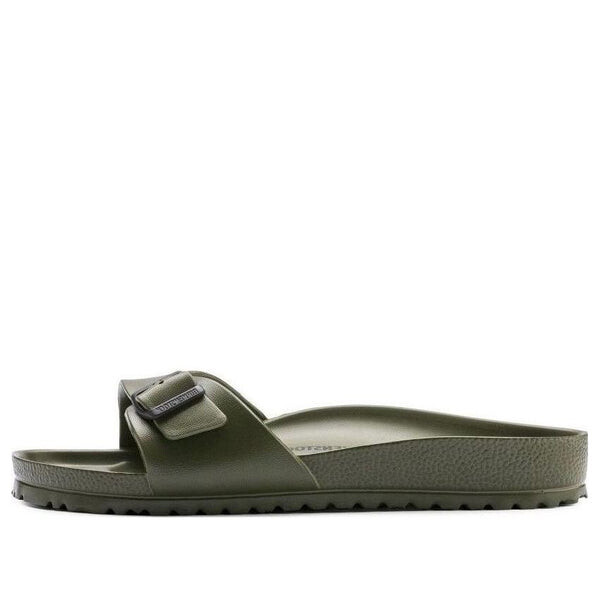 

Тапочки madrid essentials eva narrow fit sandals 'olive green' Birkenstock, зеленый
