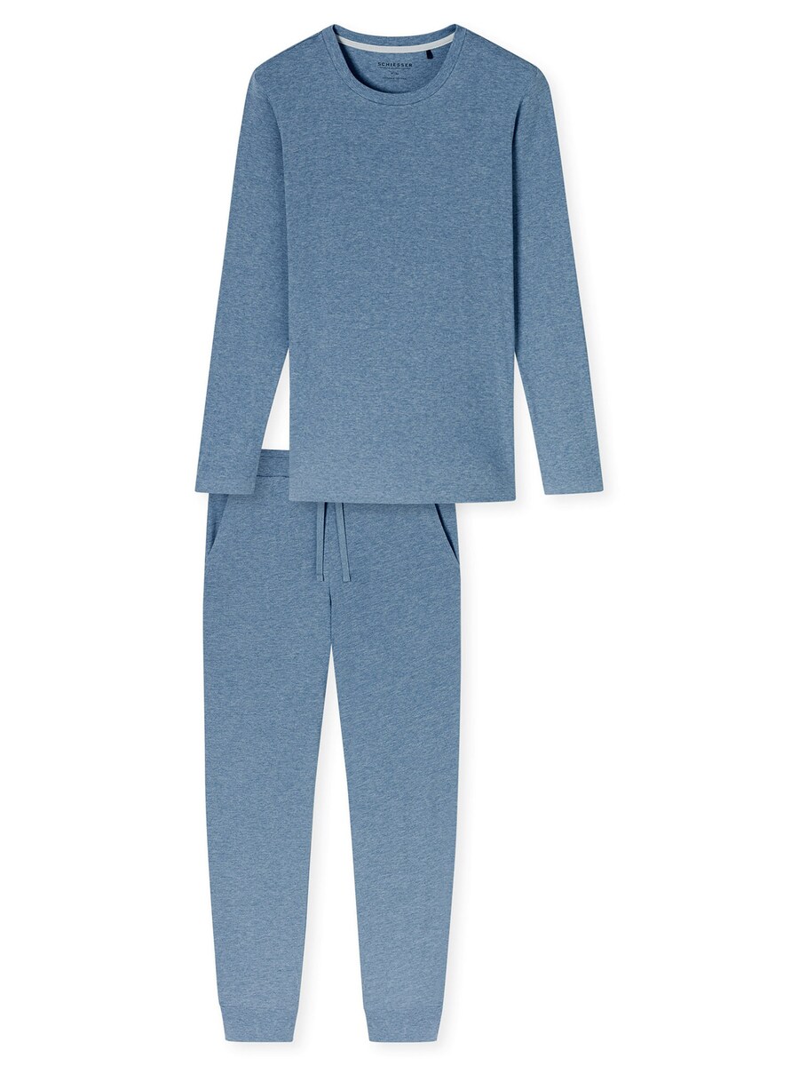 

Длинная пижама SCHIESSER Modern Nightwear, синий