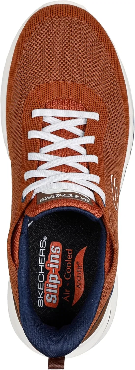 Мужские кроссовки Skechers USA Orvan Kincade с поддержкой свода стопы, размер 42.5 UK, Rst — фото 4