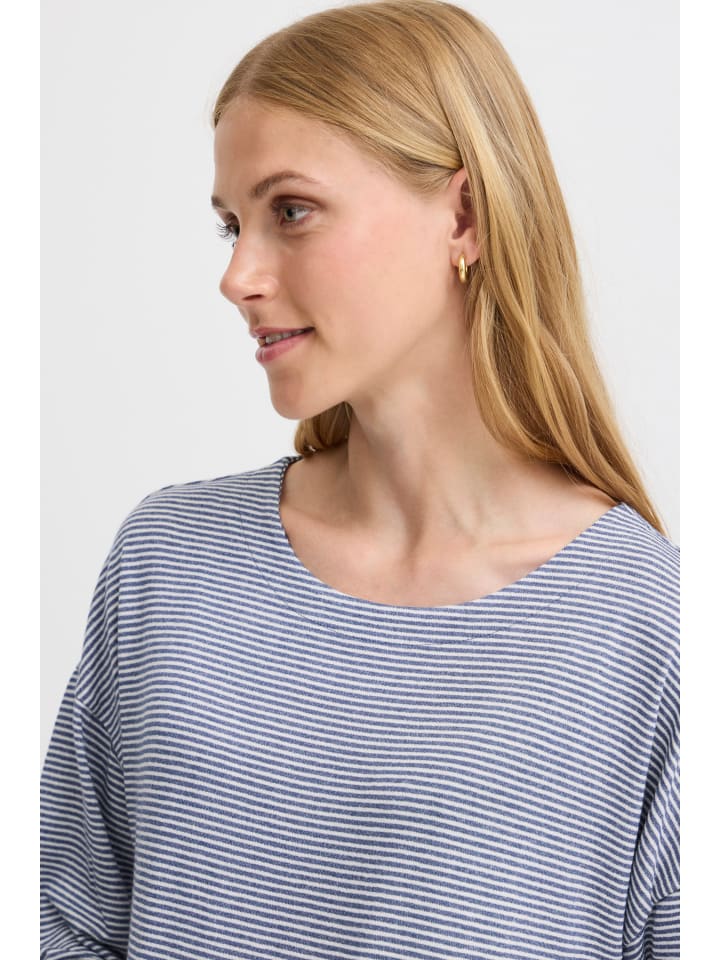 

Блузка с длинными рукавами FRCISCO Box fit цвета Vintage Indigo Mix Fransa