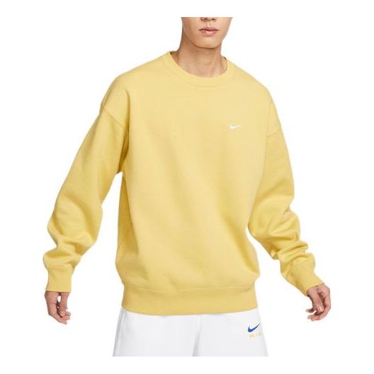 

Толстовка Nike Solo Swoosh Crewneck Sweatshirt 'Yellow', желтый